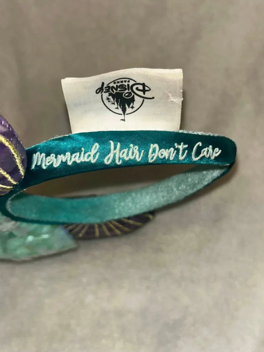 Disney Parks Little Mermaid Ariel Seashell Minnie Mouse Ears Headband